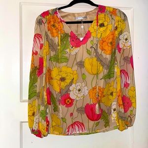 TRINA TURK Watson Top size XS color MLT